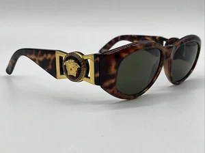 Gafas de sol Versace Mod 424/M Col 869 oro tortuga cabeza de Medusa Biggie Gianna 424 - Imagen 1 de 16