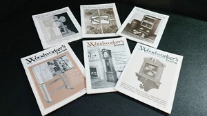 Lot Of 6 The Woodworker’s Journal Magazine January1984/December1984 - Picture 1 of 9