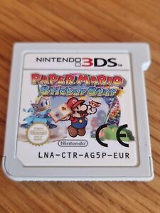 PAPER MARIO STICKER STAR - 3DS - GAME CART ONLY - VERY GOOD CONDITION