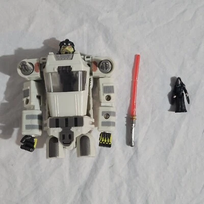 Star Wars Transformers Emperor Palpatine Action Figure Incomplete For Parts - Image 1 of 4