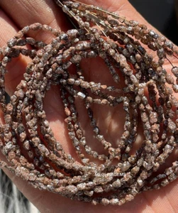 Natural Rough Diamond Beads Brown Raw Uncut Loose Diamond Beads For Use Jewelry. - Bild 1 von 20