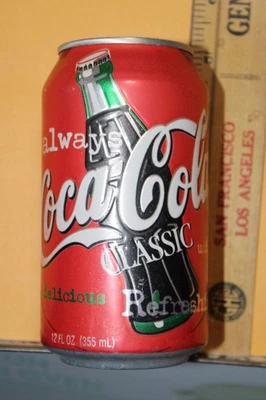 Винтажный прототип банки Coca Cola с тиснением Атланта Джорджия - Изображение 1 из 4