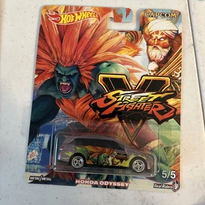 Hot Wheels Capcom Street Fighter V Honda Odyssey Real Riders F55 - Picture 1 of 4