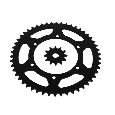 Piñones delanteros negros de 12 dientes y 50 dientes para Suzuki RM125 1990-2008 Foto 1 de 4