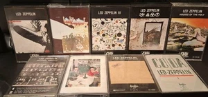 Led Zeppelin 9 Original Cassette Lot Entire Studio Discography Tested VG+ to Ex. - Picture 1 of 13