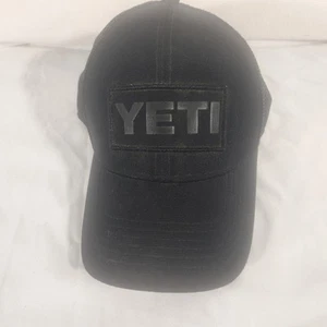 Yeti Coolers Parche Malla Camionero Snapback Gorra Caminata Aire Libre Hombres Mujeres Negro - Imagen 1 de 6
