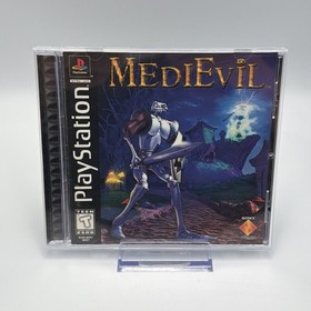 Medievil (Sony PlayStation 1 PS1, 1998) Complete | Black Label 🔥
