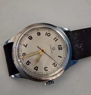 Omega 1944 estilo militar ref 2179/2 calibre 30T2SC CAJA DE ACERO. 34/35 mm de diámetro Foto 1 de 4