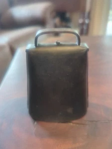 Antique Primitive Rustic Country Decor 4 in Goat Sheep Cow Bell Orig Clapper - Picture 1 of 8
