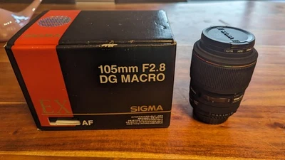 Sigma Makro 105 DG F2.8 Schwarz für Nikon Bajonet f-mount - Bild 1 von 4