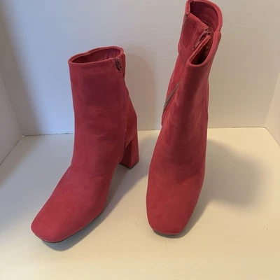 Hot Pink Women's Element Square Toe Dress Boots By Sugar, Pre-owned,  8.5 - Image 1 of 4