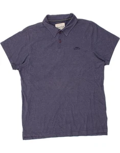 WEIRD FISH Mens Polo Shirt Large Navy Blue BK09 - Picture 1 of 3