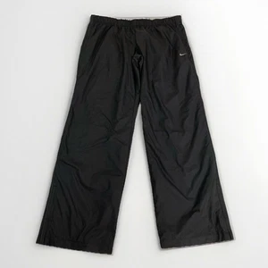 Vintage Y2K Nike Hose Damen L schwarz gefüttert Windbreaker Track sportlich 447997 - Bild 1 von 13