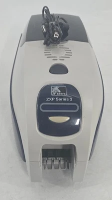 Zebra ZXP Series 3 Dual-Sided Card Printer - Purple / Grey - Image 1 of 4