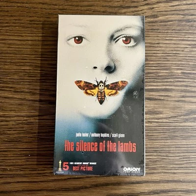 SILENCE OF THE LAMBS Suspense Horror VHS Tape Rare Red Flap Watermark SEALED! - Image 1 of 4