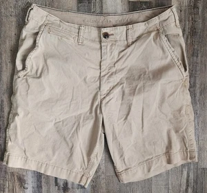Volcom Shorts Mens 34 Beige Tan Khaki Chino Cotton Polyester Skateboard - Picture 1 of 10