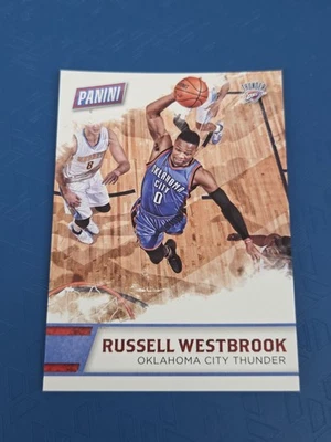 2016 Panini Father's Day #21 Russell Westbrook Thunder Baseball Card 9H - Image 1 of 2