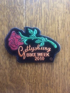 Gettysburg Bike Week 2010 Motorrad Rallye Souvenir Patch Sammlerstück - Bild 1 von 4