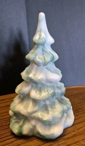 SCHÖNER WEIHNACHTSBAUM FENTON 6 ZOLL GRÜN & MILCHSCHLACKE - Bild 1 von 4