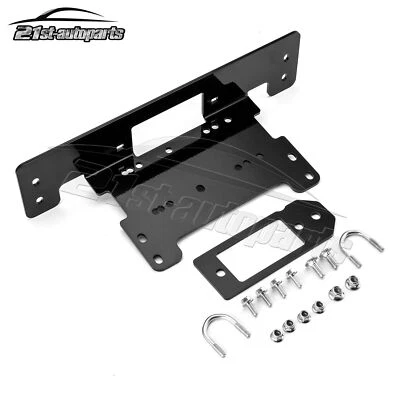 Placa de montaje de cabrestante de alta resistencia para Kawasaki Mule SX 2017-2025 Foto 1 de 4