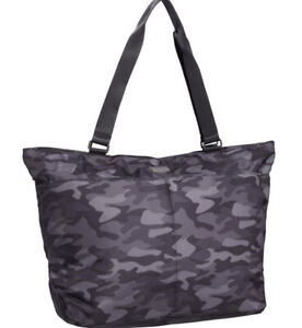 Baggallini Women's Gray Camo Extra Large Carry-All Travel Tote Bag-NWT