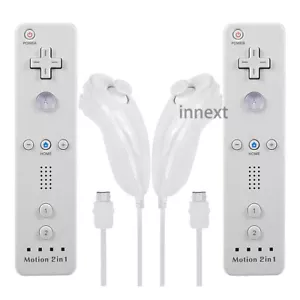 For Wii Wii U Console Video Games Motion Plus Wii Remote Controller Nunchuck - Picture 1 of 151