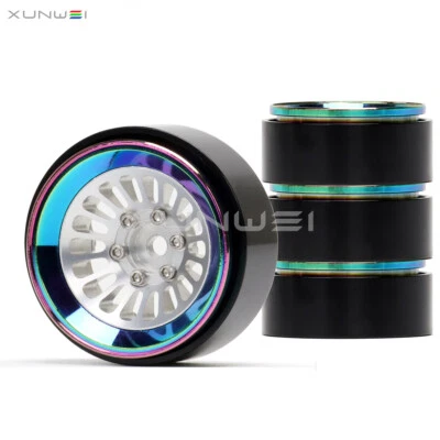 1.3 inch Beadlock Wheel Rim for RC 1/18 1/24 Axial SCX24 TRX4M Crawler Car Truck - Image 1 of 4