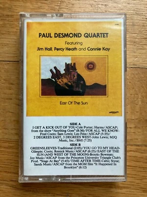 1981 PAUL DESMOND QUARTET "EAST OF THE SUN" CASSETTE dave brubeck cool jazz bop - Image 1 of 4