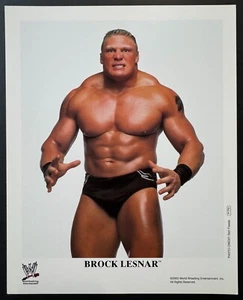 Brock Lesnar 2003 WWE Licensed Rookie Photo Wrestling UFC Wrestler American - Picture 1 of 2