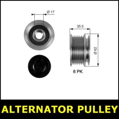 Polea alternador compatible con Seat LEON Opt2/2 1P 1.8 BZB CDAA 1P1 4407PAO Foto 1 de 3