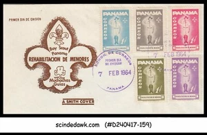 PANAMA - 1964 BOY SCOUTS / SCOUT - 5V - FDC - Picture 1 of 2