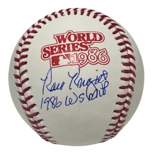 Ray Knight Signed Auto 1986 World Series Baseball w/ 1986 WS MVP Beckett BAS COA - Picture 1 of 2