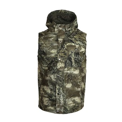Men Realtree Bodywarmer Vest Insulated Camouflage Hunting Fishing Work Jacket 88 - Image 1 of 4