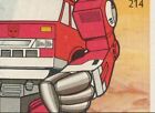 214 Inferno Sticker Transformers 1986 Panini   Reyauca