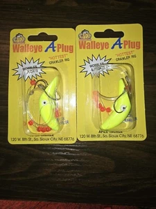 (2) Plataforma de pesca de doble gancho Apex Walleye A Plug Crawler Rigs - Imagen 1 de 4