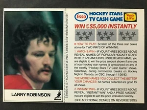 LARRY ROBINSON 1983-84 ESSO *UNSCRATCH* NO 16 EX+ 65673 - Bild 1 von 2