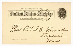 Townsend Harbor, Massachusetts. (MA) 1892 CDS and Matching Target on 1c Grant GPC to Town - Foto 1 di 2
