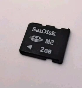 SanDisk 2GB Memory Stick Micro M2 Mobile Memory Card for compatible Sony devices - Zdjęcie 1 z 1