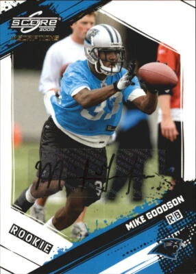 T2729 - 2009 Score Inscriptions Autographs #373 Mike Goodson Auto /599 - NM-MT - Image 1 of 2