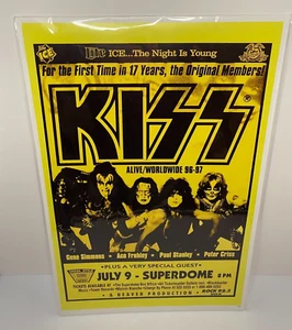 Kiss Alive Worldwide 96-97 Tour Poster Superdome 13 x 19 - Picture 1 of 3