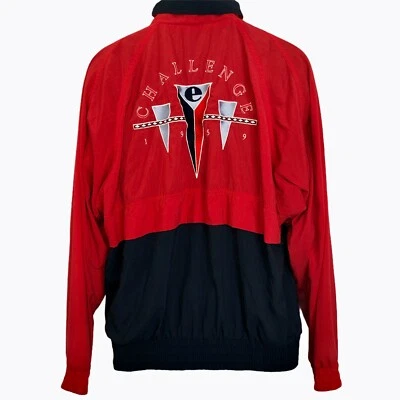 Ellesse Windbreaker Size 44 Mens Red Blue Yachting Boating Challenge 1959 Jacket - Image 1 of 4