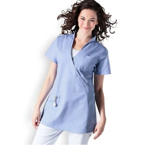 Woman Tunic Dress Scrub Top Salon Beauty Medical Dental Therapist Healthcare Spa - Bild 1 von 24