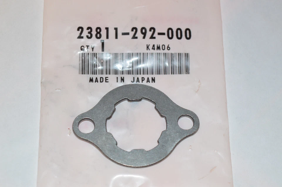 Placa de fijación de piñón delantero Honda 350 360 400 450 500 550 650 750 23811-292-000 Foto 1 de 1