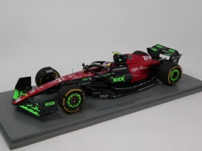 Spark Alfa Romeo C43 #24 Zhou Guanyu Belgian GP 2023 1/18 18S963 - Immagine 1 di 2
