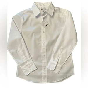 Crewcuts Boys' Ludlow Premium Fine Cotton Dress Shirt Size 8 NWT #CA381 - Picture 1 of 6
