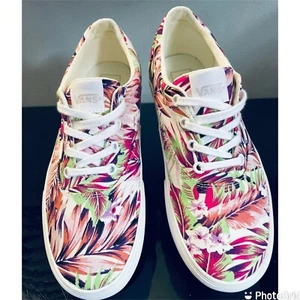 Neu ohne Etikett Vans Off The Wall gestapelte Plateau-Turnschuhe mit Blumenmuster Damen Größe 8 - Bild 1 von 11