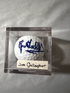Jim Gallagher Autographed Titleist Golf Ball MLB3 - Picture 1 of 3