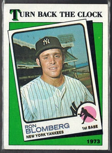 1988 Topps Ron Blomberg TBTC 663 *Actual Card **Free Same Day Ship - Picture 1 of 2