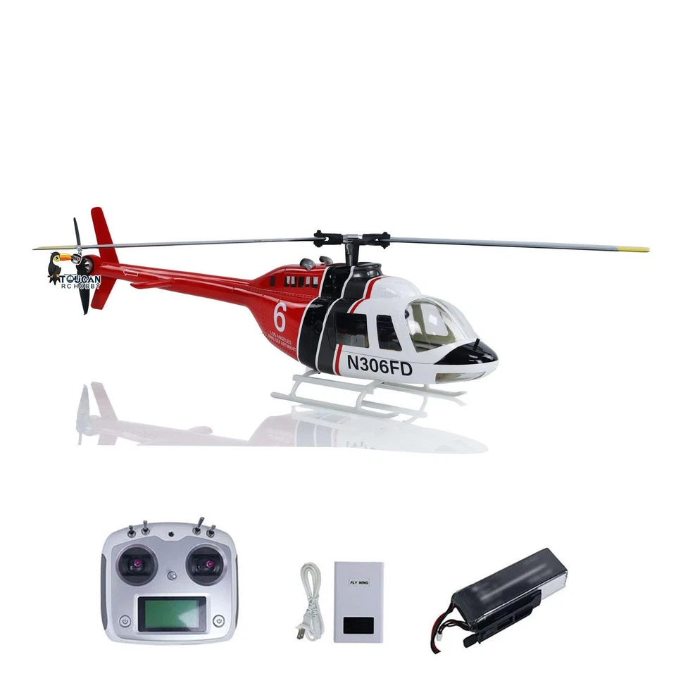 RC Scale Armee Hubschrauber FLYWING 206 V3 RTF Smart Drone Brushless Motor GPS - Bild 1 von 4
