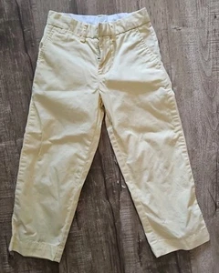 Girl's Polo by Ralph Lauren Pants Size 4/4T Yellow Chino - Picture 1 of 5